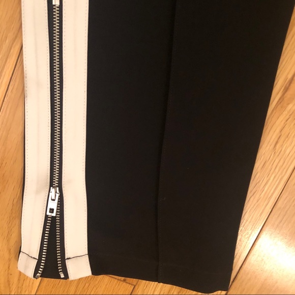 Rag & Bone Black/white stripe track style trousers - Picture 4 of 8